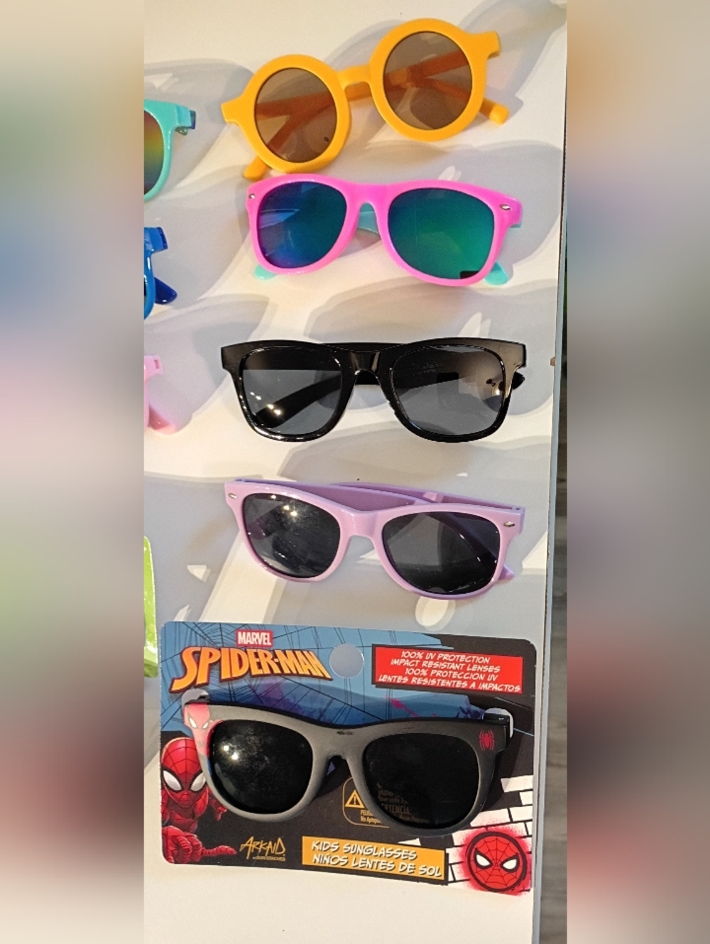 Assorted Kids Sunglasses - Bright Multi Color Set - Picture 8 of 8